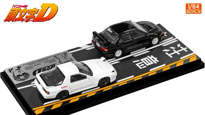 Initial D Set 1:64 Vol. 17 Kyoichi Sudo Lancer Evolution III & Ryosuke Takahashi RX-7 (FC3S)