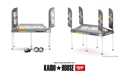Mini GT x Kaido House Tolda 1:64 + Set de ruedas Kaido
