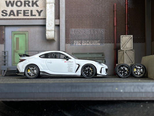 SUBARU BRZ VARIS BRZ ARISING-1 Blanco  (ruedas intercambiables)