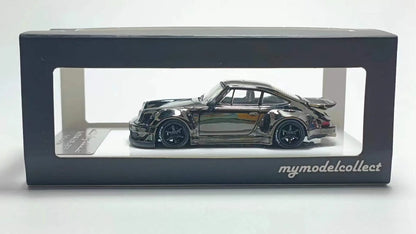 My Model Collect RWB 930 Chrome Gunmetal Gray 1:64