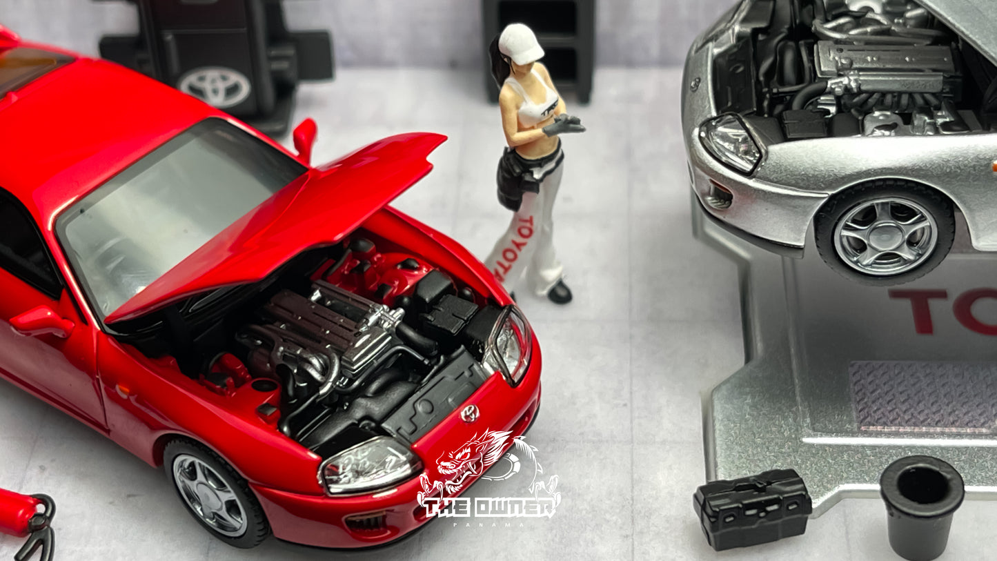 LCD Models 1:64 - Toyota Supra A80 Diecast Model - Disponible en 3 colores distintos