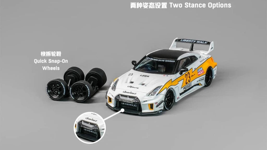 CM Model Nissan Skyline GT-R R35RR LBWK Silhouette #23 1:64