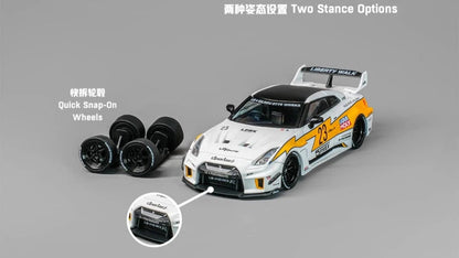 CM Model Nissan Skyline GT-R R35RR LBWK Silhouette #23 1:64