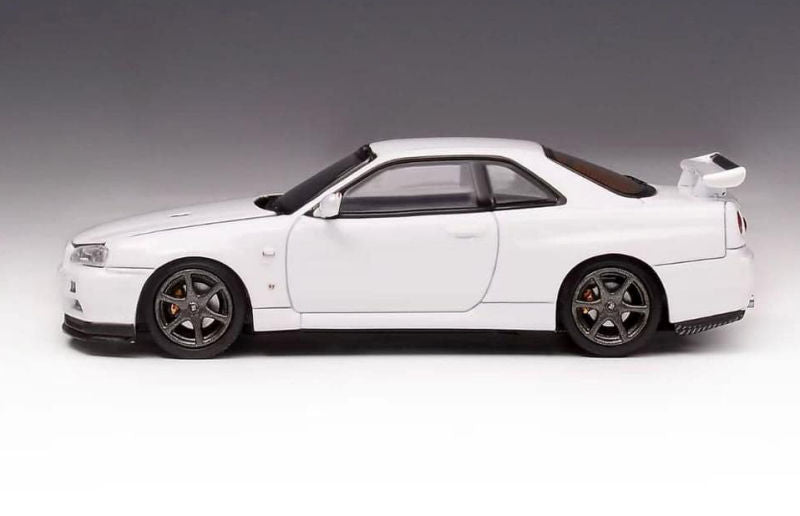 MOTORHELIX Nissan Skyline GT-R R34 Z-Tune Pearl White 1:64