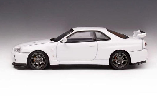 MOTORHELIX Nissan Skyline GT-R R34 Z-Tune Pearl White 1:64