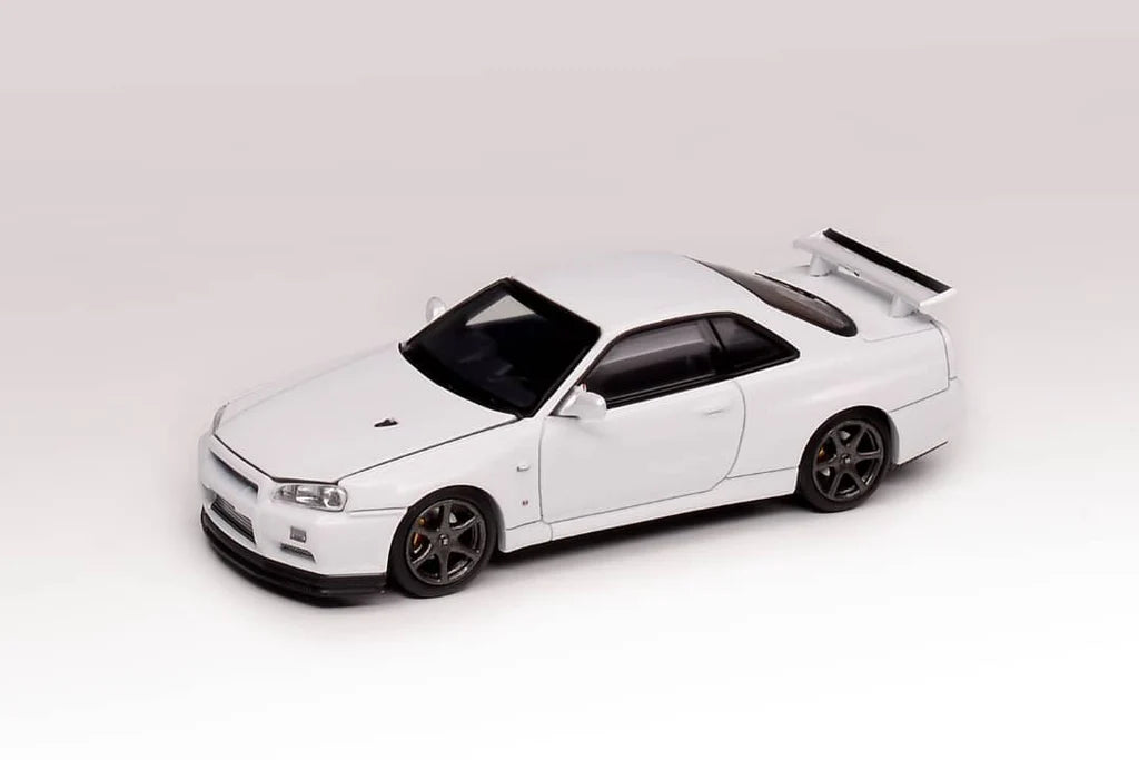 MOTORHELIX Nissan Skyline GT-R R34 Z-Tune Pearl White 1:64