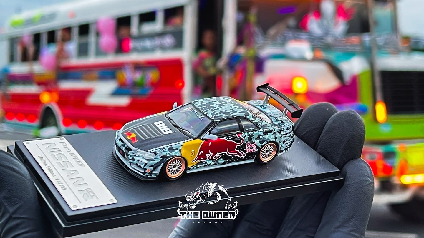 Fast Speed Nissan Skyline GT-R R34 Z-Tune RedBull Livery 1:64
