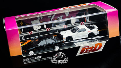 Initial D Set 1:64 Vol. 17 Kyoichi Sudo Lancer Evolution III & Ryosuke Takahashi RX-7 (FC3S)
