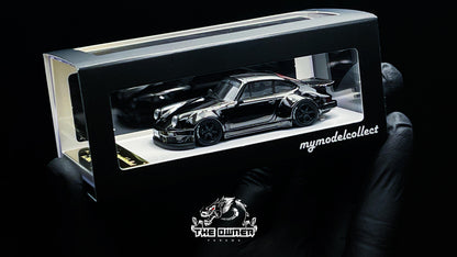 My Model Collect RWB 930 Chrome Gunmetal Gray 1:64