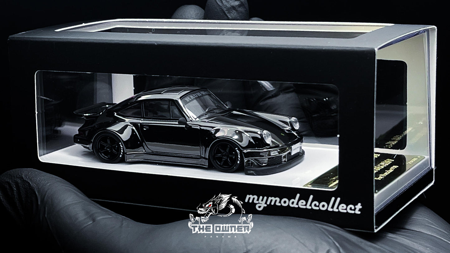 My Model Collect RWB 930 Chrome Gunmetal Gray 1:64
