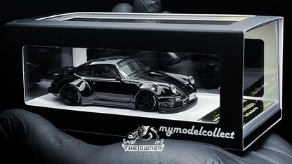 My Model Collect RWB 930 Chrome Gunmetal Gray 1:64